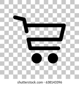 Shopping cart icon vector