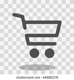 Shopping cart icon vector