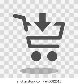 Shopping cart icon vector