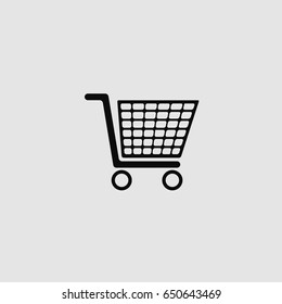 Shopping cart icon vector