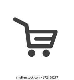 Shopping cart icon vector
