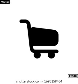 shopping cart icon vector for any purposes