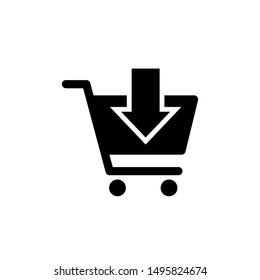 ショッピングカートのアイコンベクター画像 黒 ショッピングカートのアイコン ショッピングカート ショッピングカートのアイコン ベクターイラスト のベクター画像素材 ロイヤリティフリー