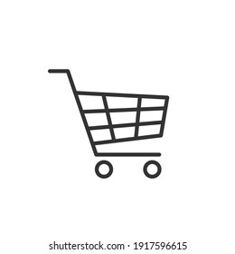 Shopping cart icon vector black. Shopping cart icon. Shopping cart.