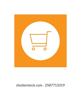 Shopping cart icon vector black. Shopping cart icon. Shopping cart. Business icon.