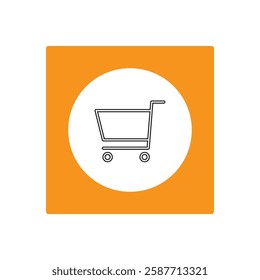 Shopping cart icon vector black. Shopping cart icon. Shopping cart. Business icon.