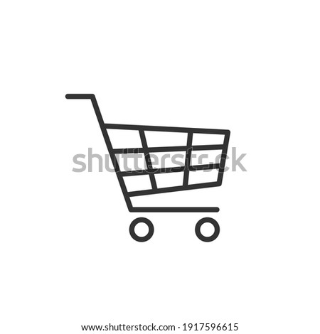 Shopping cart icon vector black. Shopping cart icon. Shopping cart.