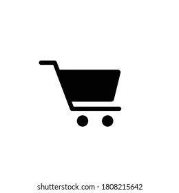 Concepto vectorial de icono del carro de compras