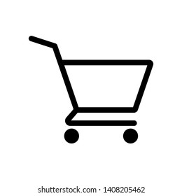 shopping cart icon vector design template