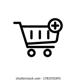 Icono de carro de compras plantillas de diseño vectorial aisladas en fondo blanco