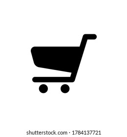 Icono de carro de compras plantillas de diseño vectorial aisladas en fondo blanco