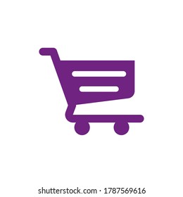 Shopping cart icon vector design templates isolated on white background