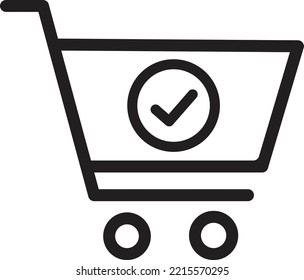 shopping cart icon vector design