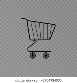 Shopping Cart Icon vector design .