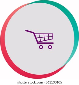 Shopping Cart  icon. Vector design.