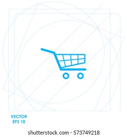 Shopping Cart  icon. Vector design.