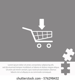 Shopping Cart  icon Vector design.