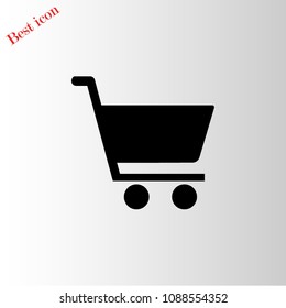 shopping cart icon, Vector EPS 10 illustration style