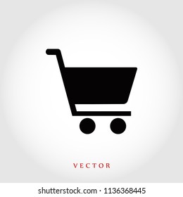 shopping cart icon, Vector EPS 10 illustration style