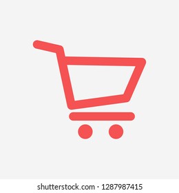 shopping cart . icon. Vector Eps 10