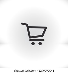 shopping cart . icon. Vector Eps 10