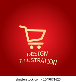 shopping cart . icon. Vector Eps 10