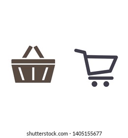 shopping cart . icon. Vector Eps 10. Lorem Ipsum Flat Design 