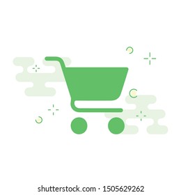 Shopping cart icon Vector EPS 10