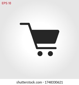 Icono de carro de compra eps 10