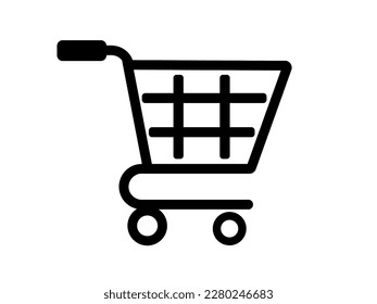 Shopping cart icon vector file