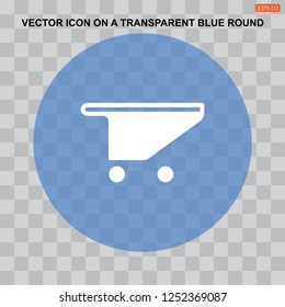 Shopping Cart Icon, Vector flat design style