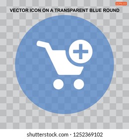 Shopping Cart Icon, Vector flat design style