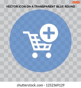 Shopping Cart Icon, Vector flat design style