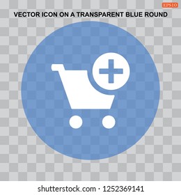 Shopping Cart Icon, Vector flat design style