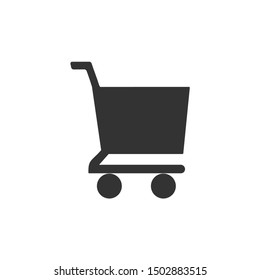 Shopping Cart icon vector. Flat icon  cart symbol
