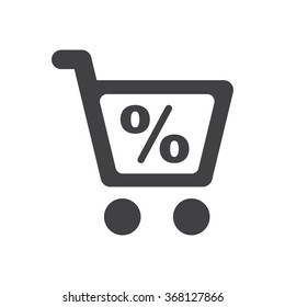 Shopping Cart Icon vector flat design