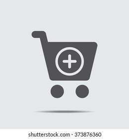 Shopping Cart Icon vector flat design