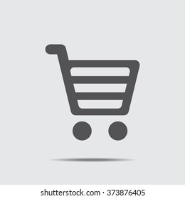 Shopping Cart Icon vector flat design
