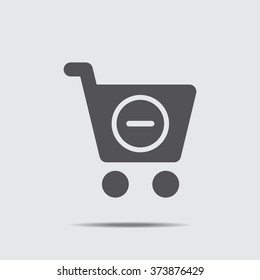 Shopping Cart Icon vector flat design