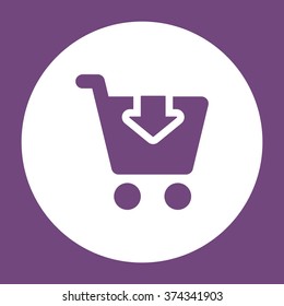 Shopping Cart Icon vector flat design