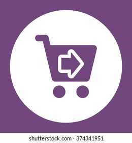 Shopping Cart Icon vector flat design