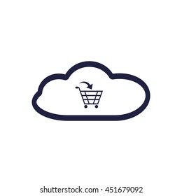 Shopping cart Icon, vector, icon flat 