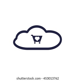 Shopping cart Icon, vector, icon flat 