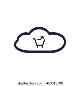 Shopping cart Icon, vector, icon flat 