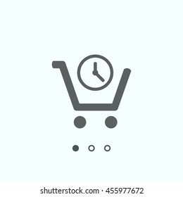 Shopping cart Icon, vector, icon flat 