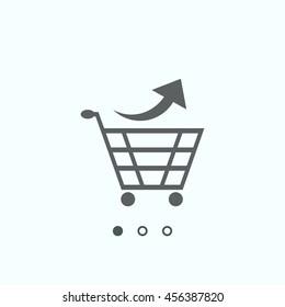 Shopping cart Icon, vector, icon flat 