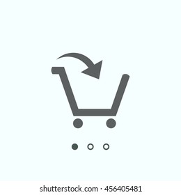 Shopping cart Icon, vector, icon flat 