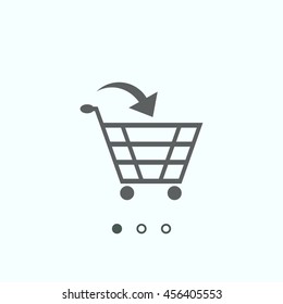 Shopping cart Icon, vector, icon flat 