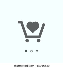 Shopping cart Icon, vector, icon flat 