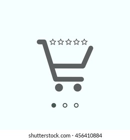 Shopping cart Icon, vector, icon flat 
